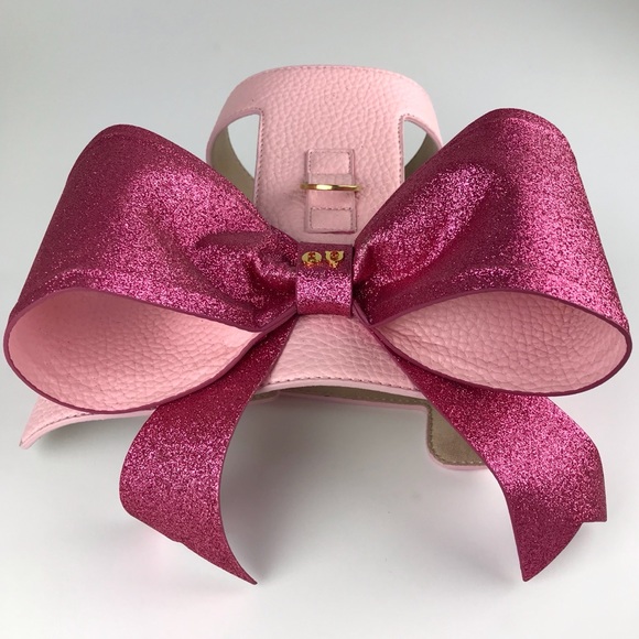 MOSHIQA Christian Cowan Pink Glitter Dog Harness - Picture 10 of 16